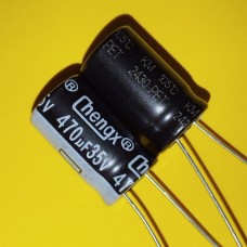 470mkF 35V 105°C електролітичний конденсатор ChengX KM