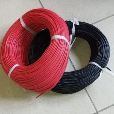 Провід монтажний силіконовий 1жила 14AWG (2,0мм.кв.), чорний (1метр)