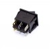 Перемикач подвійний з підсвічуванням IRS-2101E-1C ON-OFF, 6pin, 15A, 220V, червоний
