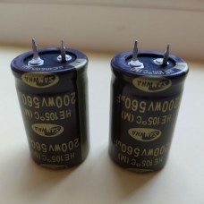 560mkf - 200v (105 ° C) електроліт HE 25 * 40