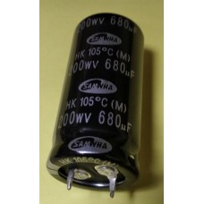 680mkf - 200v ** (105 ° C) Електроліт HK 22 * ​​45