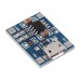 Модуль FC-75 контролер заряду Li-ion акумулятора на TP4056 5V 1А вхід micro USB