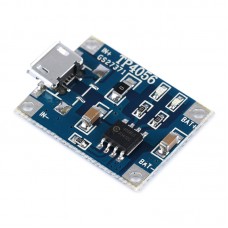 Модуль FC-75 контролер заряду Li-ion акумулятора на TP4056 5V 1А вхід micro USB