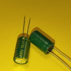 Конденсатор електролітичний 10uF 400V 105 ° C 10x17 mm chengx