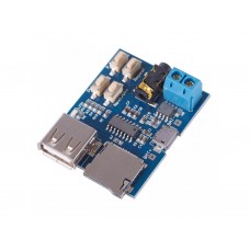 MP3 модуль з TF micro SD картою і підсилювачем 3Ватт