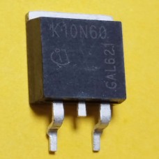 10N60C2-CYG, транзистор: N-MOSFET; SJ-MOSFET C2; польовий; 600В; 8А; 57Вт; TO263