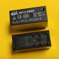 HLS-14F2 РЕЛЕ (24VDC) ток-16A / контакти-1С