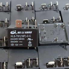 HLS-T91 (16F) -2 РЕЛЕ (12VDC) ток-30A / контакти-2С