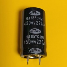 220mkf - 450v *** mini Електроліт HJ 22 * ​​40