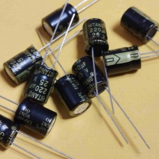 220mkf - 25v (105°C) електроліт EXR 8 * 12