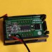 Вольтметр цифровий 5-120V вбудований (два дроти) червоний